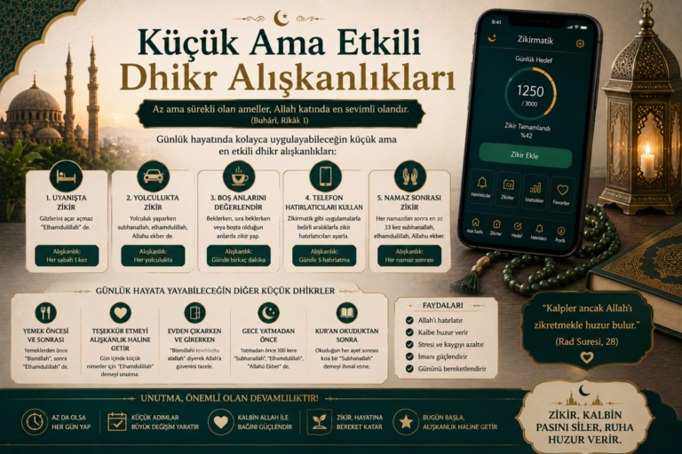Küçük Ama Etkili Dhikr Alışkanlıkları