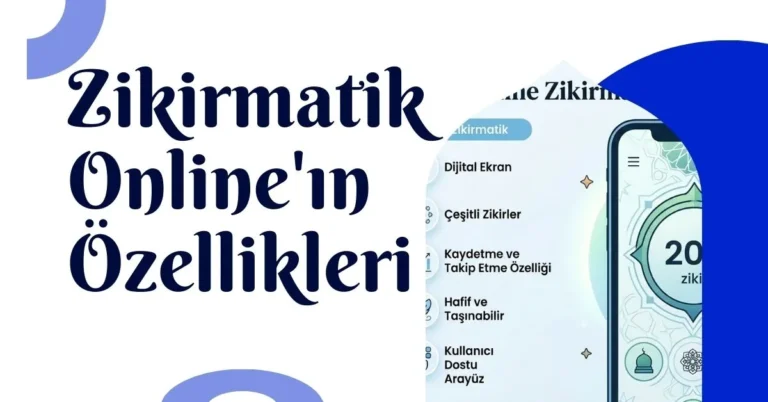 Zikirmatik Online Özellikleri